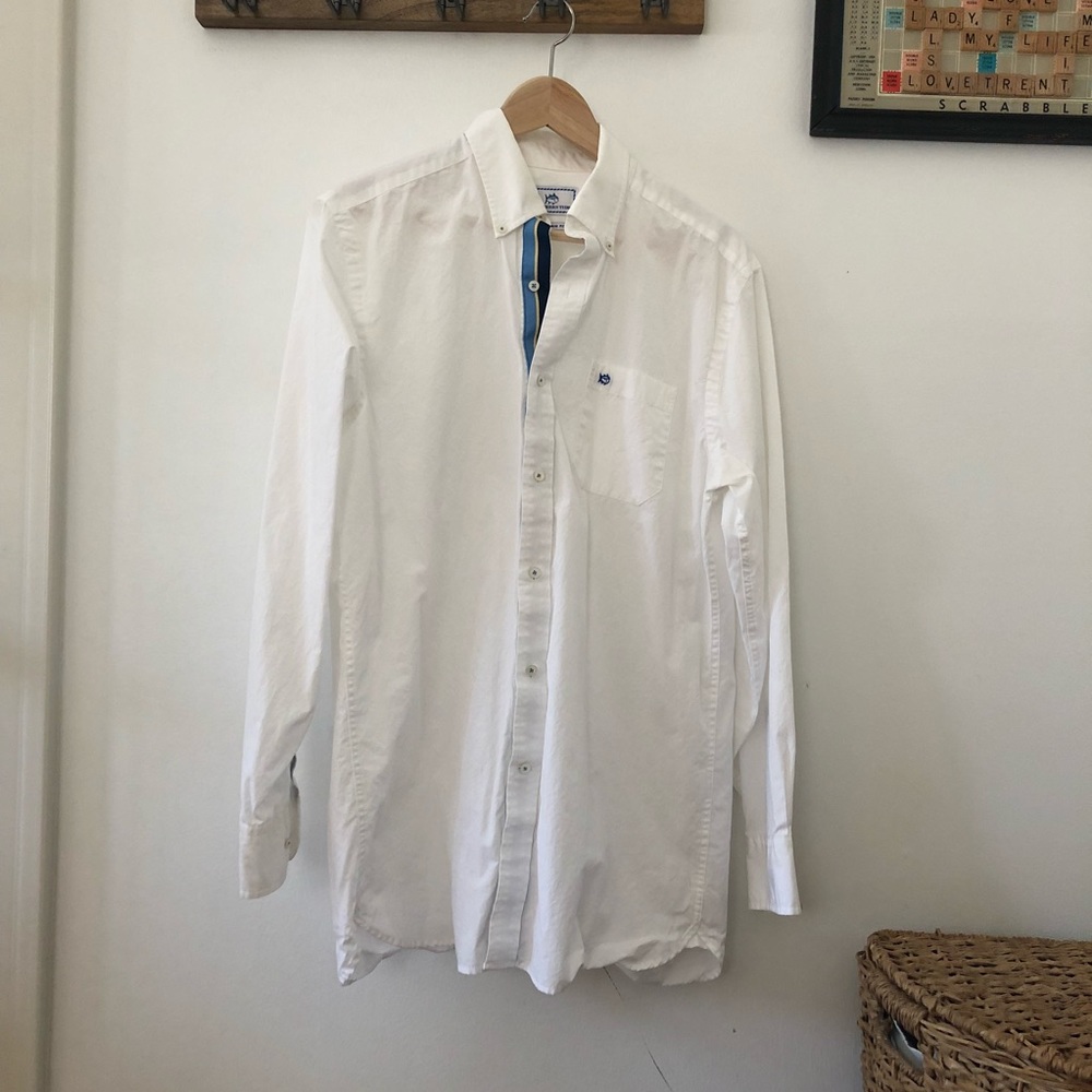Southern Tide Classic Fit white dress shirt
